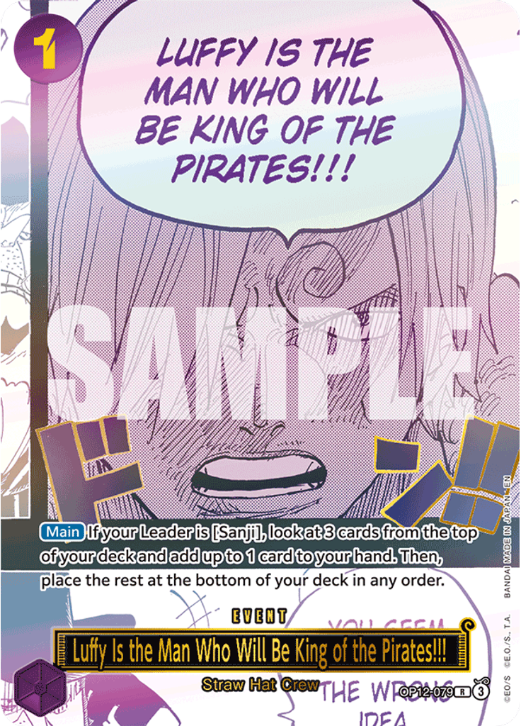 Luffy Is the Man Who Will Be King of the Pirates!!! (Japanese Version 3rd Anniversary Set)