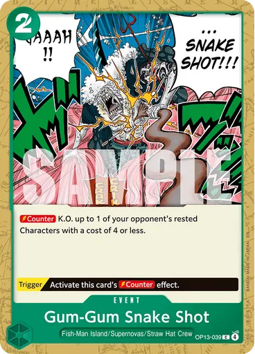 Gum-Gum Snake Shot