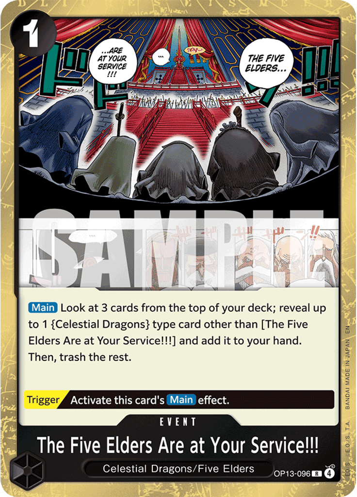 The Five Elders Are at Your Service!!!