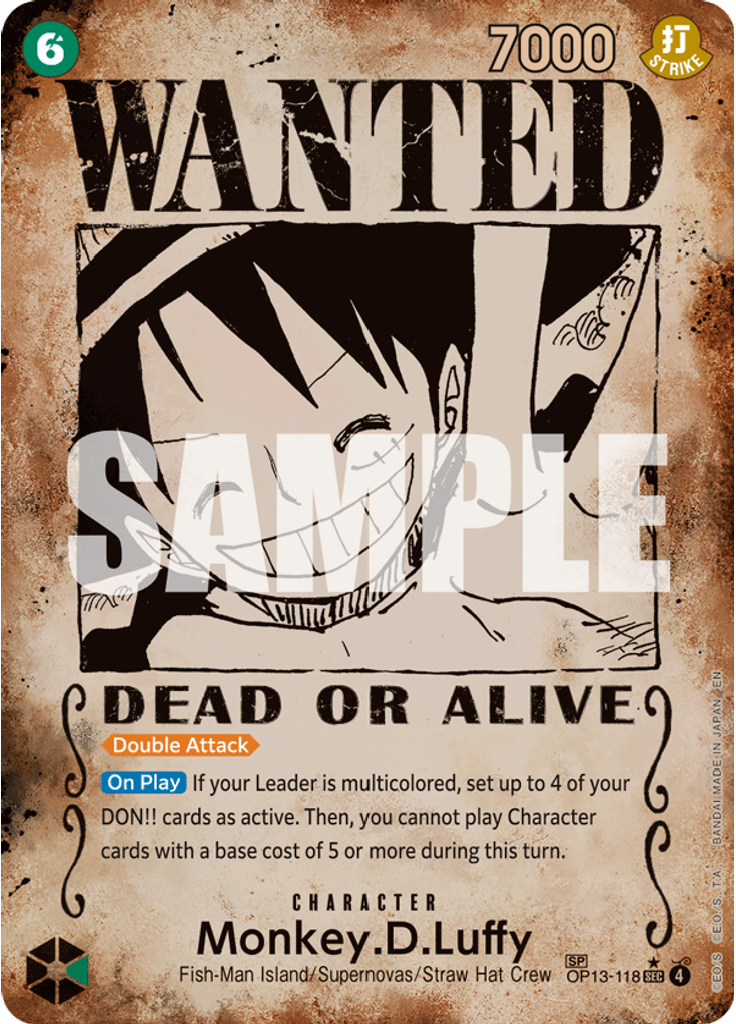Monkey.D.Luffy (Wanted Poster)