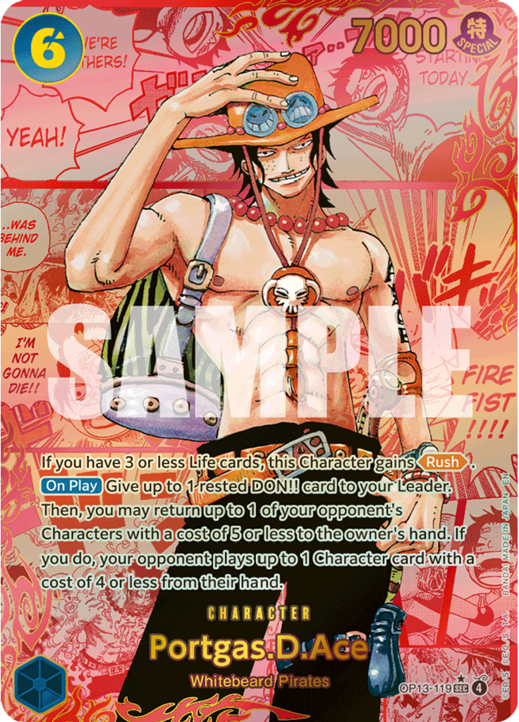 Portgas.D.Ace (Red Super Alternate Art)
