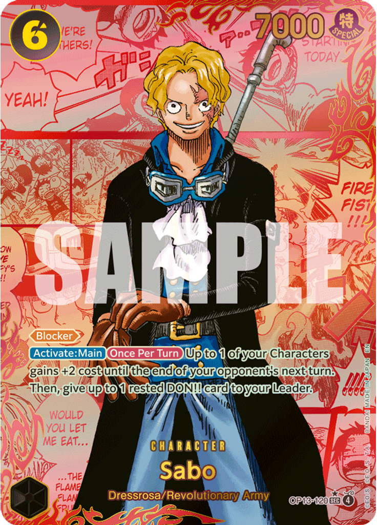 Sabo (Red Super Alternate Art)