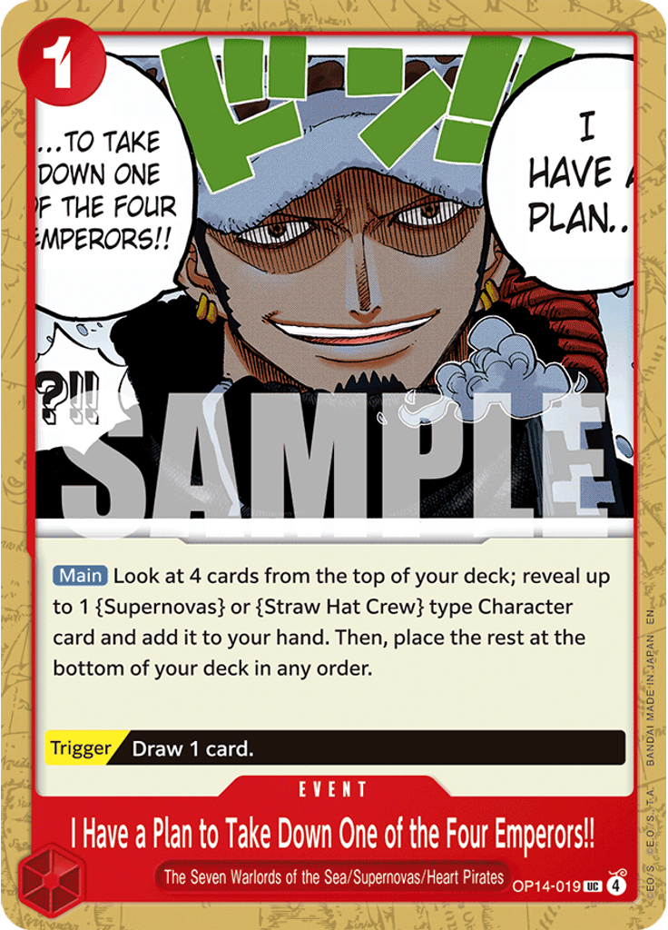 I Have a Plan to Take Down One of the Four Emperors!!