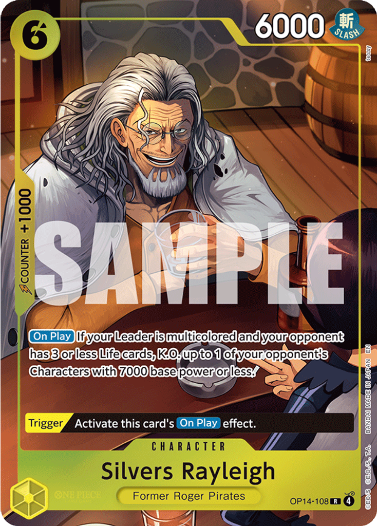 Silvers Rayleigh (One Piece Card Game Illustration Box Vol. 7)