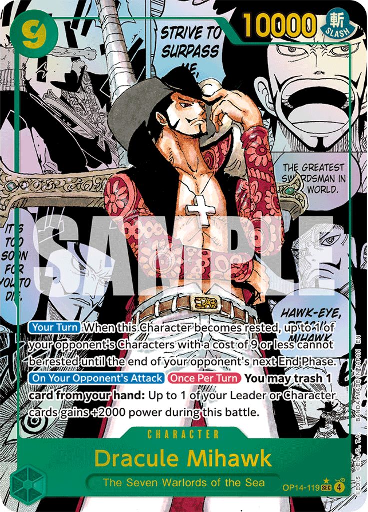 Dracule Mihawk (Alternate Art)