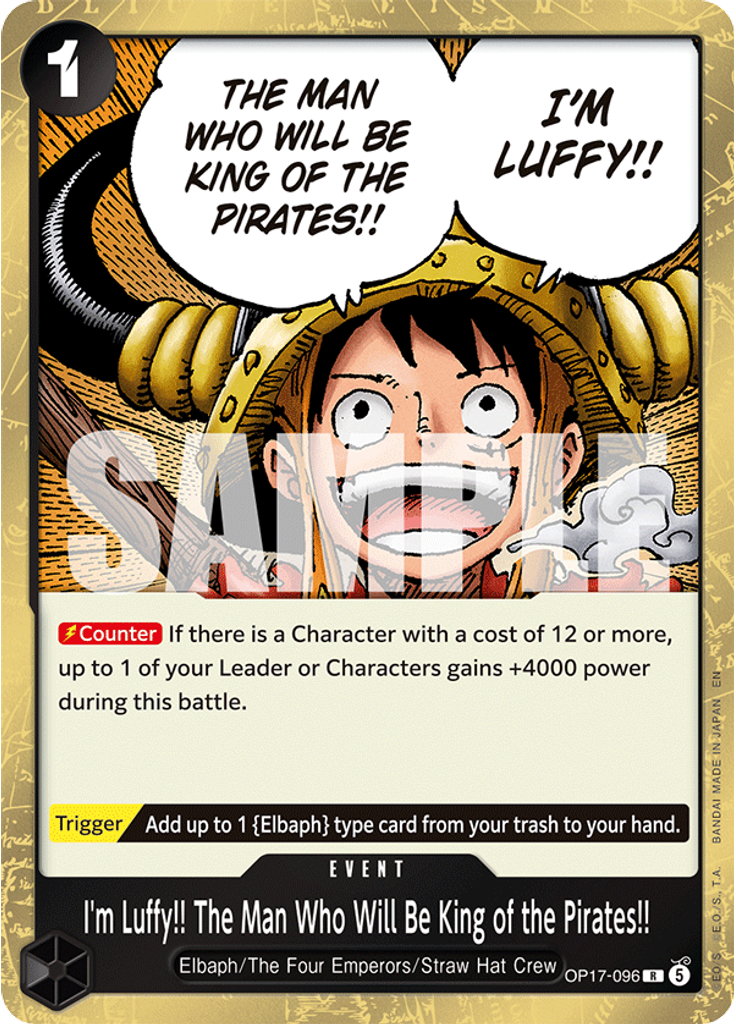 I'm Luffy!! The Man Who Will Be King of the Pirates!!