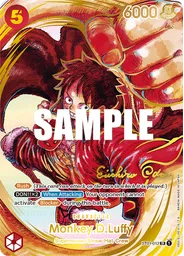 Monkey.D.Luffy (Gold-Stamped Signature)