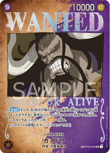 カイドウ (Wanted Poster)