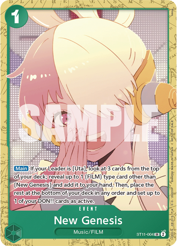 New Genesis (Starter Deck 11: Uta Deck Battle)