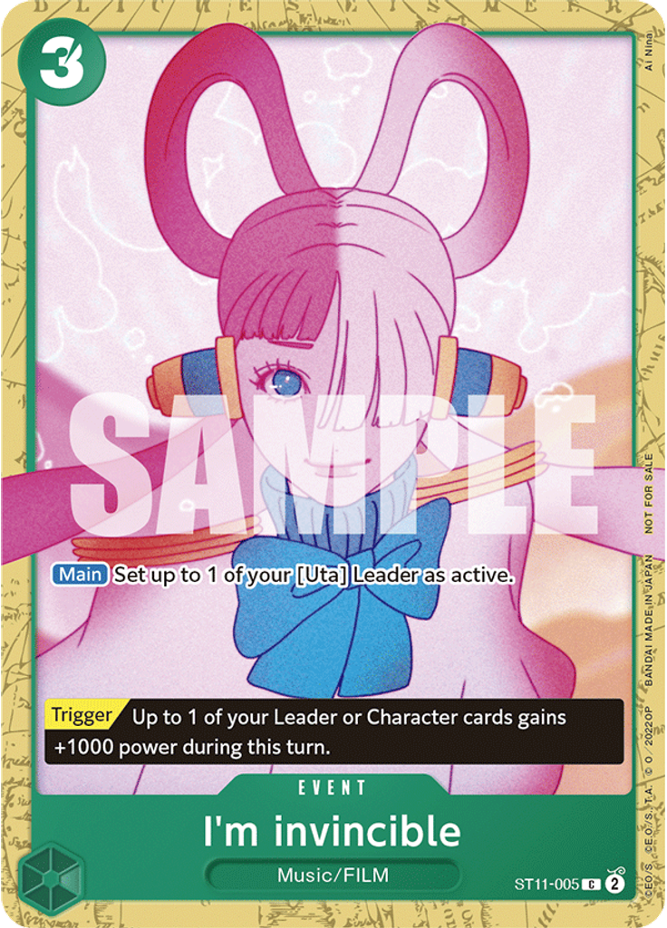 I'm invincible (Starter Deck 11: Uta Deck Battle)