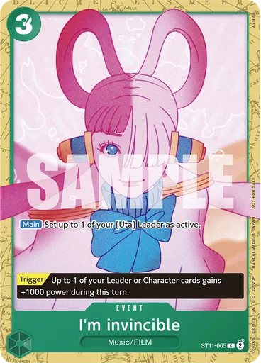 I'm invincible (Starter Deck 11: Uta Deck Battle)