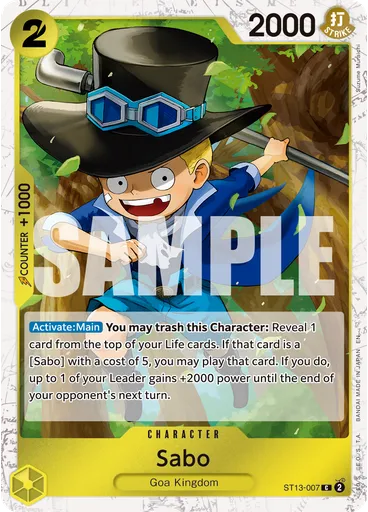 Sabo (Pirate Foil)