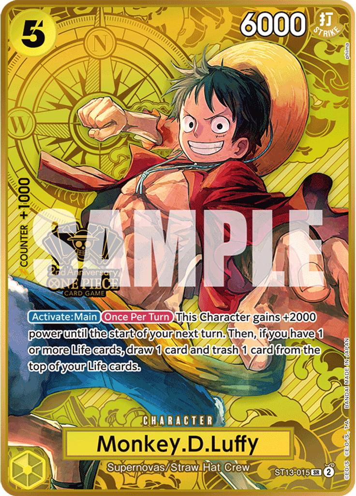 Monkey.D.Luffy (Japanese 2nd Anniversary Set)