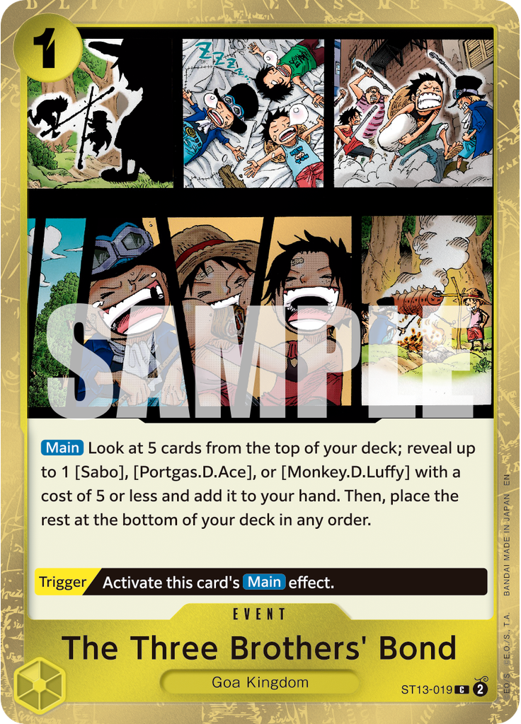 The Three Brothers' Bond (Pirate Foil)