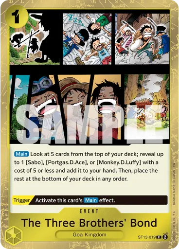 The Three Brothers' Bond (Pirate Foil)