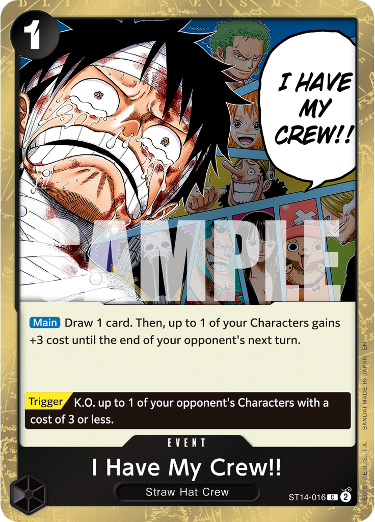 I Have My Crew!! (Pirate Foil)