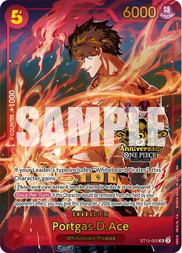 Portgas.D.Ace (Japanese Version 3rd Anniversary Set)