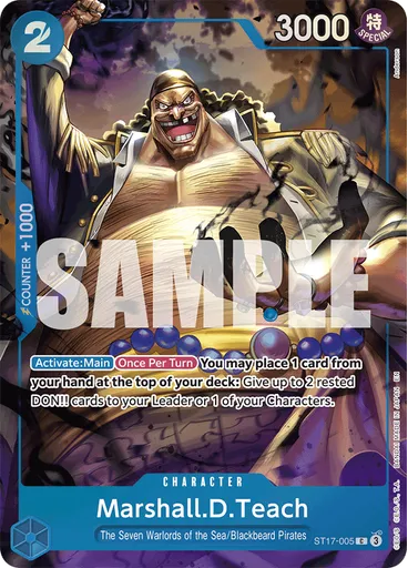 Marshall.D.Teach (Seven Warlords of the Sea Binder Set)