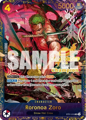Roronoa Zoro (CS 25-26 1st Place)