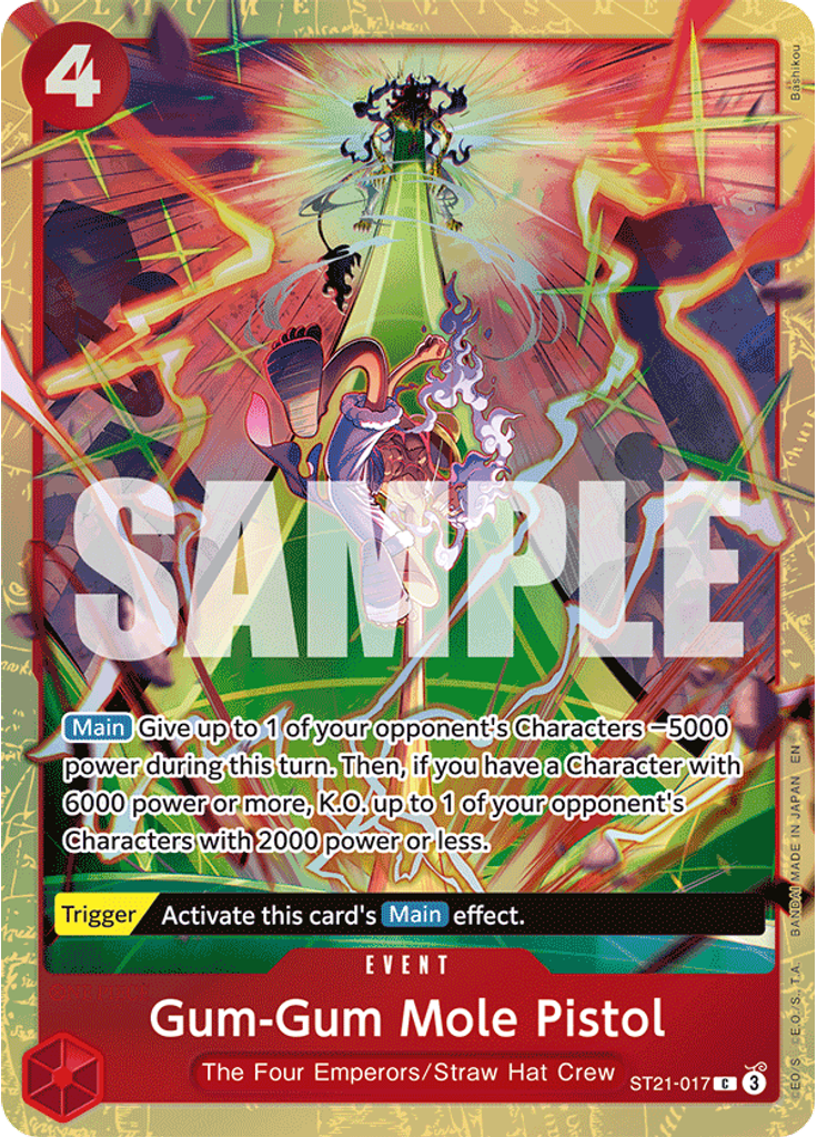 Gum-Gum Mole Pistol (Premium Card Collection - Best Selection Vol. 5)
