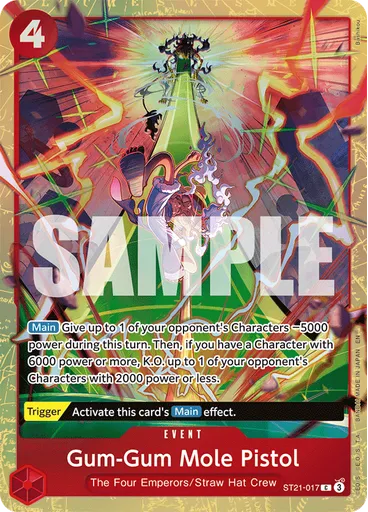 Gum-Gum Mole Pistol (Premium Card Collection - Best Selection Vol. 5)
