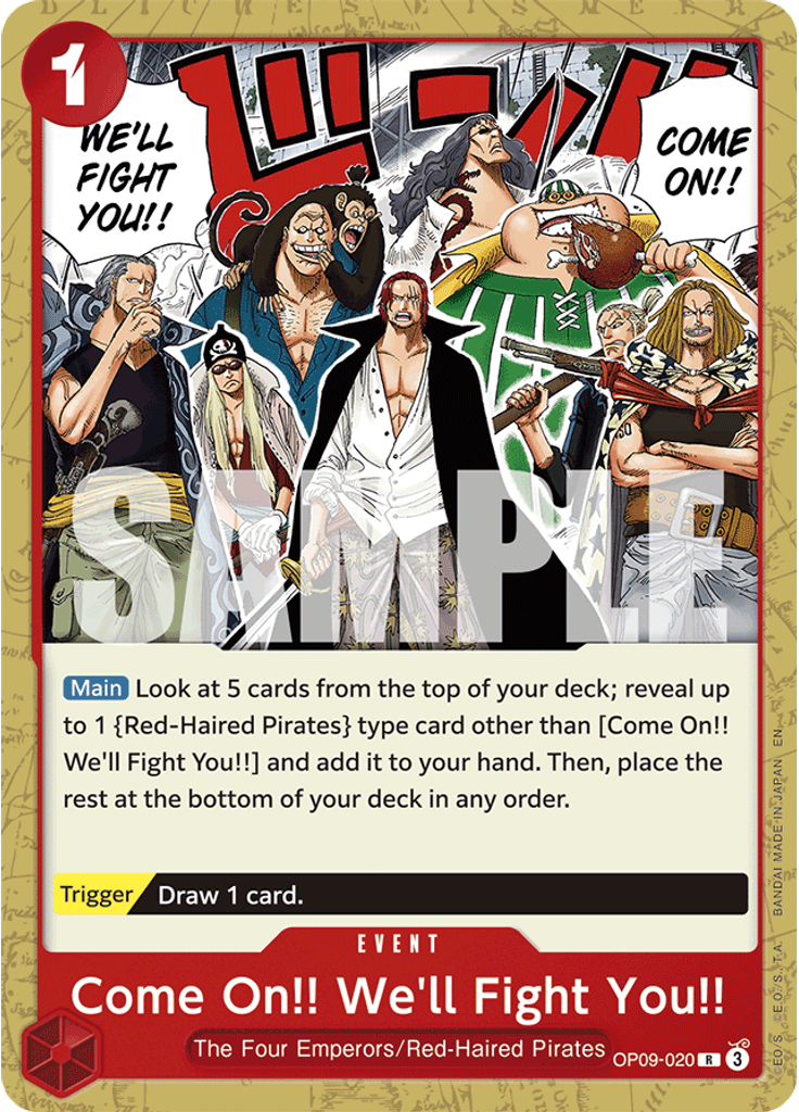 Come On!! We'll Fight You!!