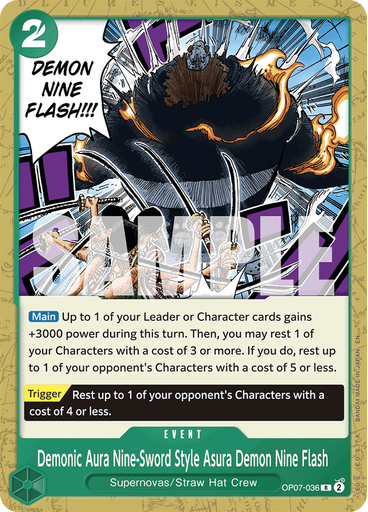 Demonic Aura Nine-Sword Style Asura Demon Nine Flash