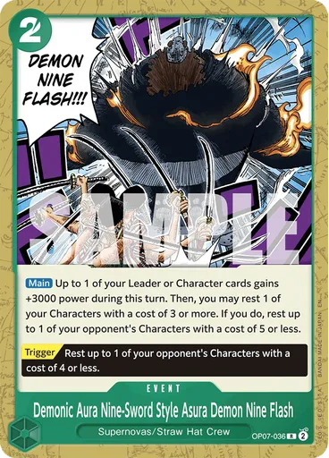 Demonic Aura Nine-Sword Style Asura Demon Nine Flash