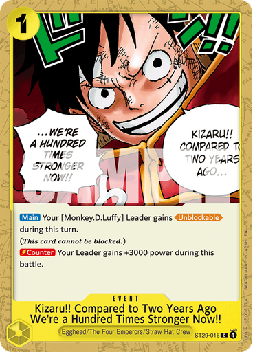 Kizaru!! Compared to Two Years Ago We're a Hundred Times Stronger Now!!