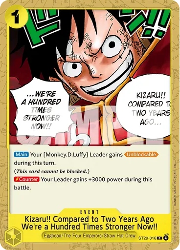 Kizaru!! Compared to Two Years Ago We're a Hundred Times Stronger Now!!