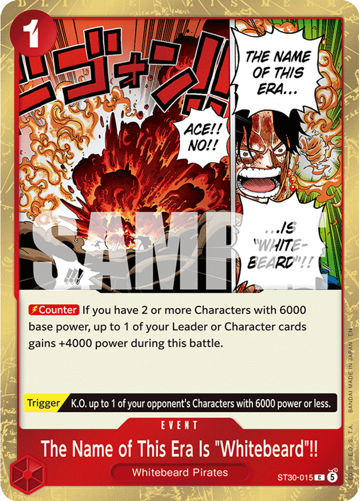 The Name of This Era Is "Whitebeard"!!