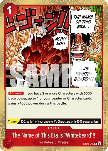 The Name of This Era Is "Whitebeard"!!