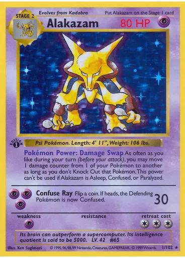 Alakazam (1st Edition Holofoil)