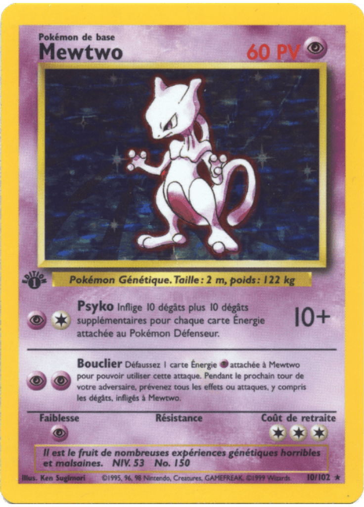 Mewtwo (1st Edition Holofoil)