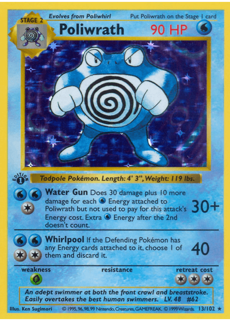 Poliwrath (1st Edition Holofoil)