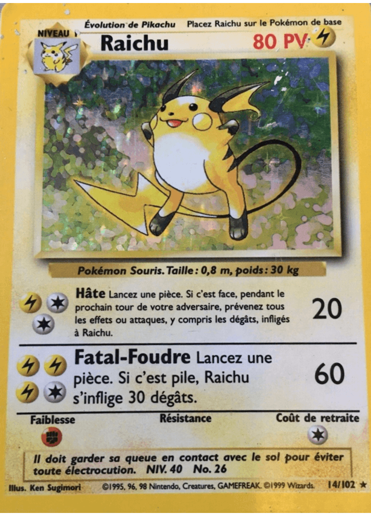 Raichu (1st Edition Holofoil)