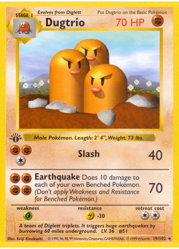 Dugtrio (Shadowless)