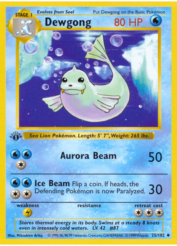 Dewgong (1st Edition)
