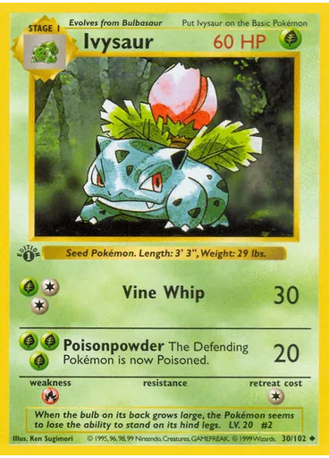 Ivysaur (Shadowless)