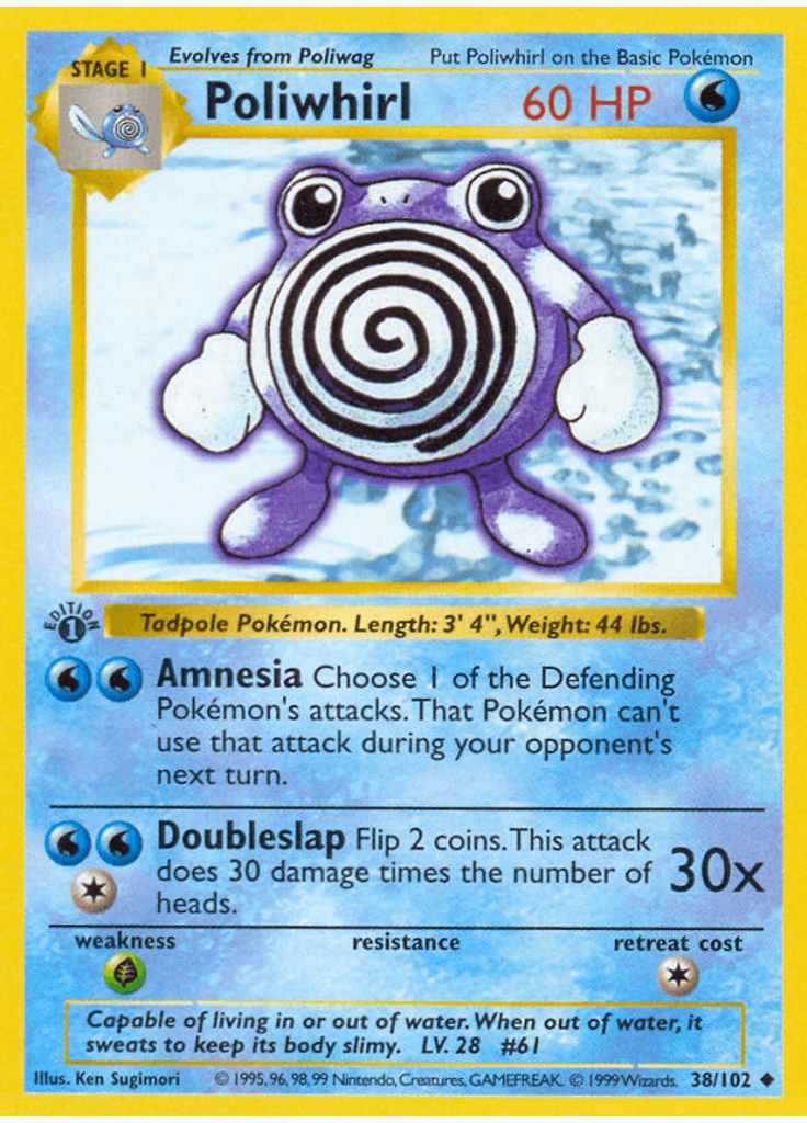 Poliwhirl (Shadowless)