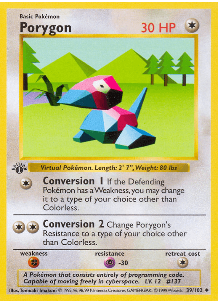 Porygon (Shadowless)