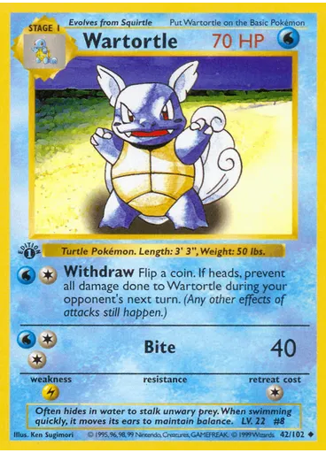 Wartortle (1st Edition)