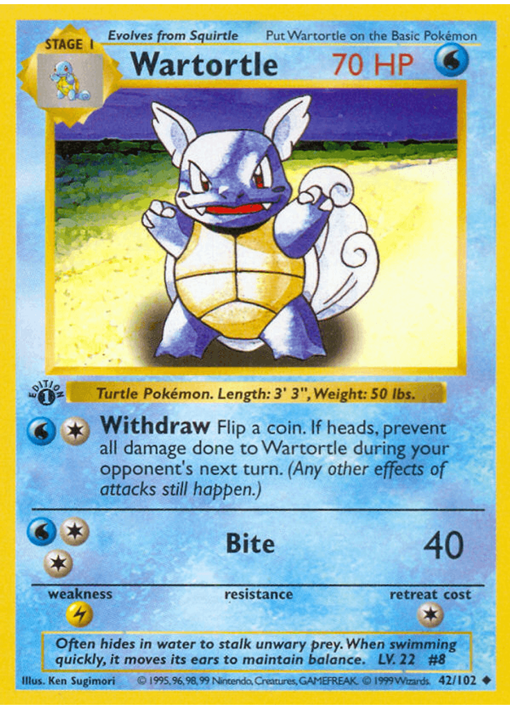 Wartortle (Shadowless)