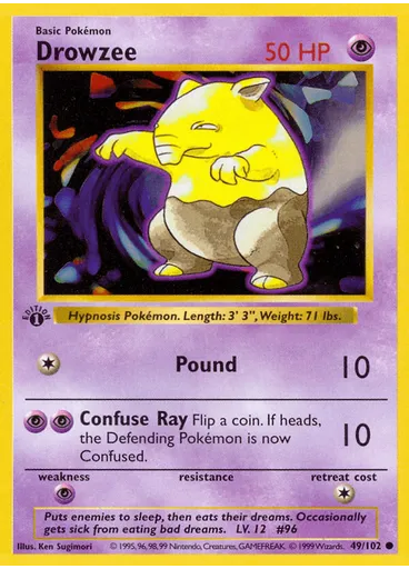 Drowzee (Shadowless)