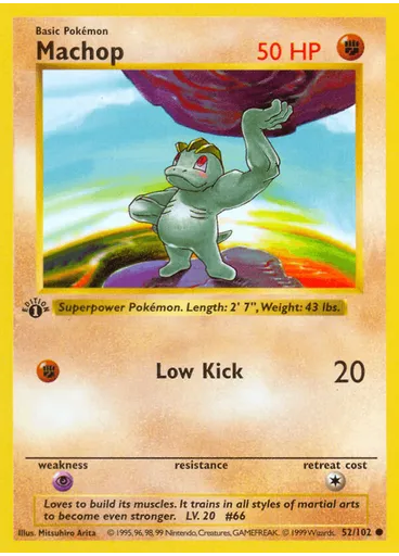 Machop (Shadowless)