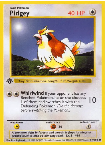 Pidgey (1st Edition)