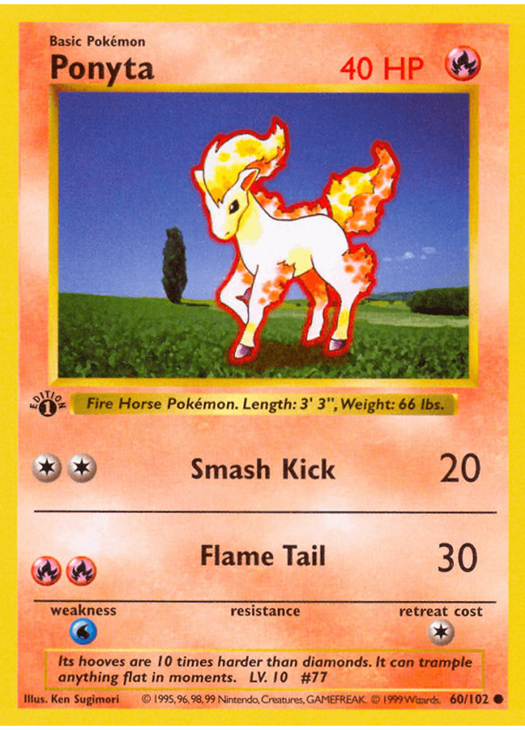Ponyta (Shadowless)