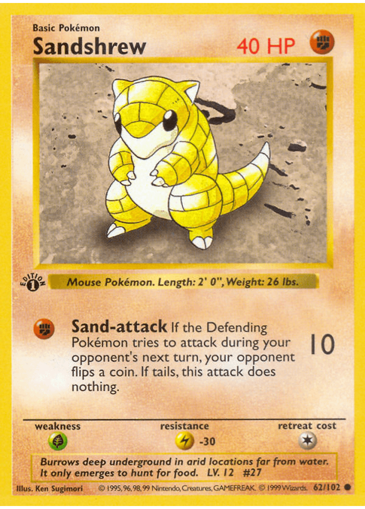 Sandshrew (1st Edition)