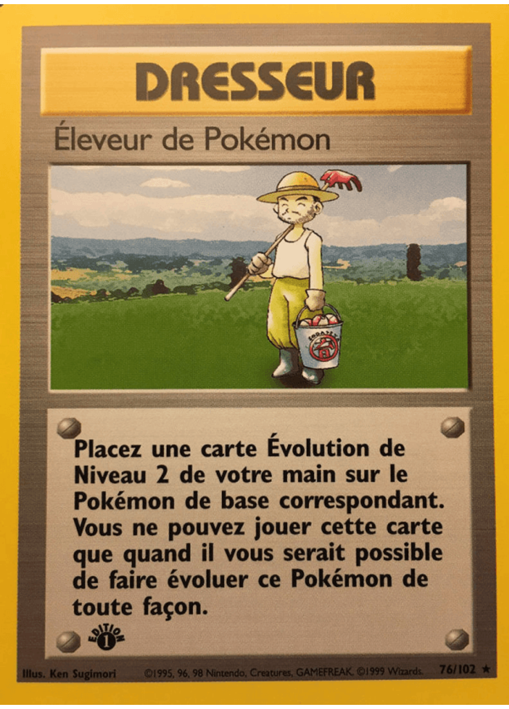 Ãleveur de PokÃ©mon (1st Edition)