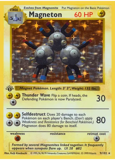 Magneton (Shadowless Holofoil)